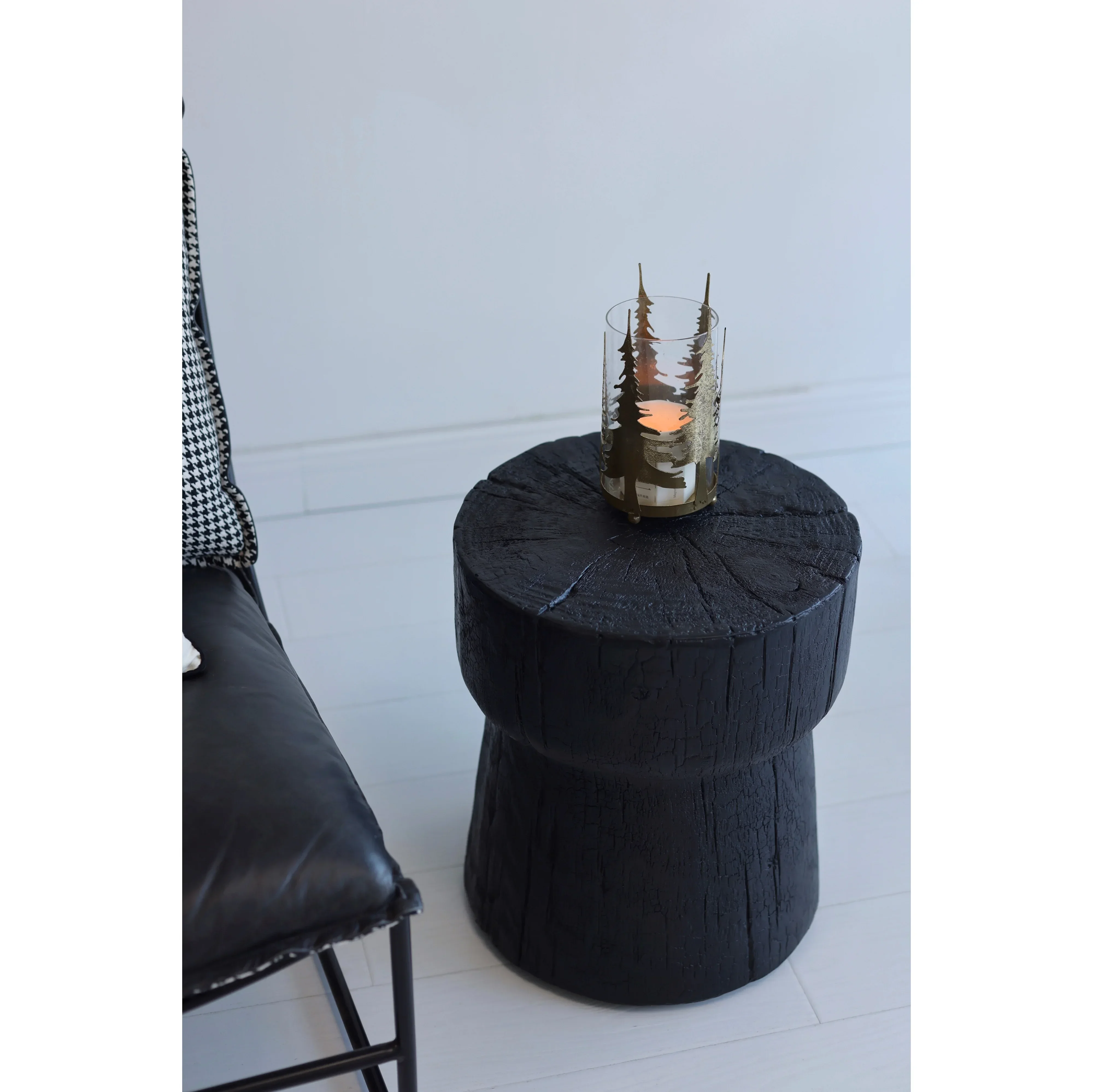 

Скандинавский дизайн, маленькие минималистичные журнальные столики для гостиной черного цвета с имитацией древесины, диванные боковые Мезы, оксид магния