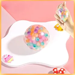 Rainbow Bead Squishy Stress-Relief Fidget Ball Toy (Random 1 PCS)