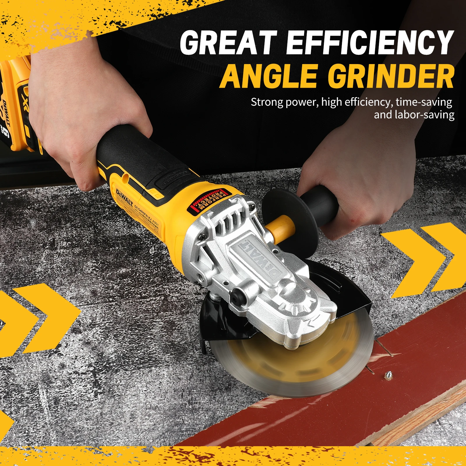Angle Grinder Electric Grinder DEWALT DCG405FN 18V Brushless Cordless 125mm