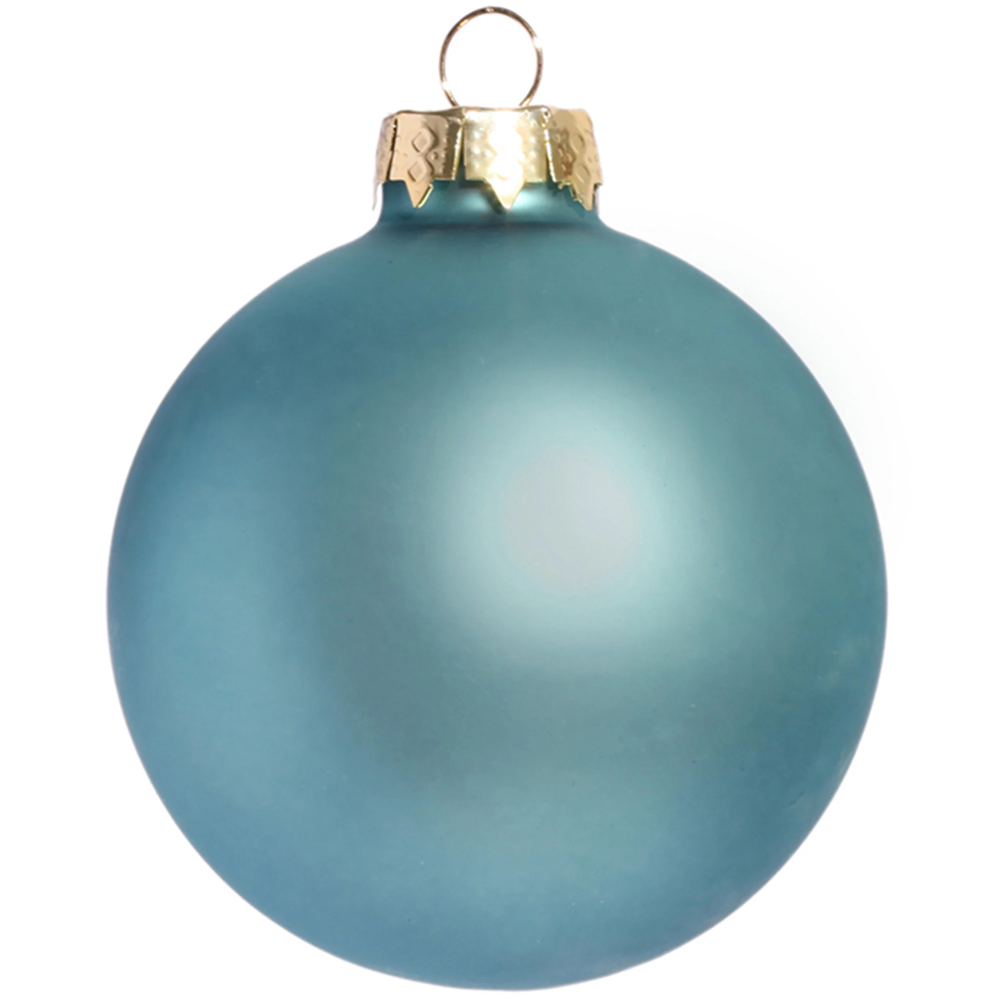 5 Pieces - Home Event Party Christmas Xmas Decoration Ornament Painted Matte Finish Red Glass Ball