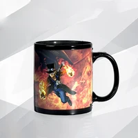 Mug en céramique One Piece 350 ml, tasse à café en céramique thermosensible changeant de couleur, accessoires d'anime de dessin animé, cadeaux parfaits pour les filles 2