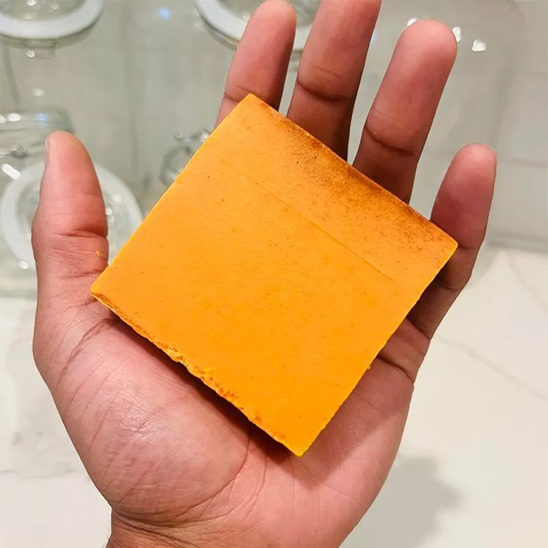 100g Turmeric Citric Acid Hand Made Soap Lemon Kojic Acid Soap Ginger Handmade Soap Washing Face Bathing Shower And Facial Soap 4