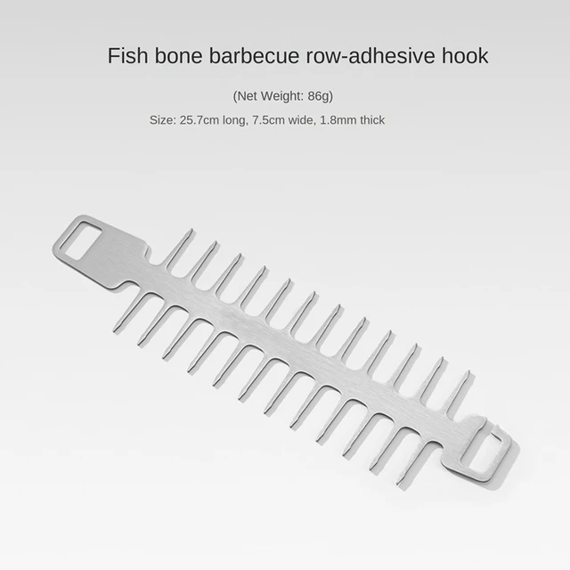 1 Darab Nyárs A Halcsont Alakú Grillezéshez Grillezéshez. - Image 4