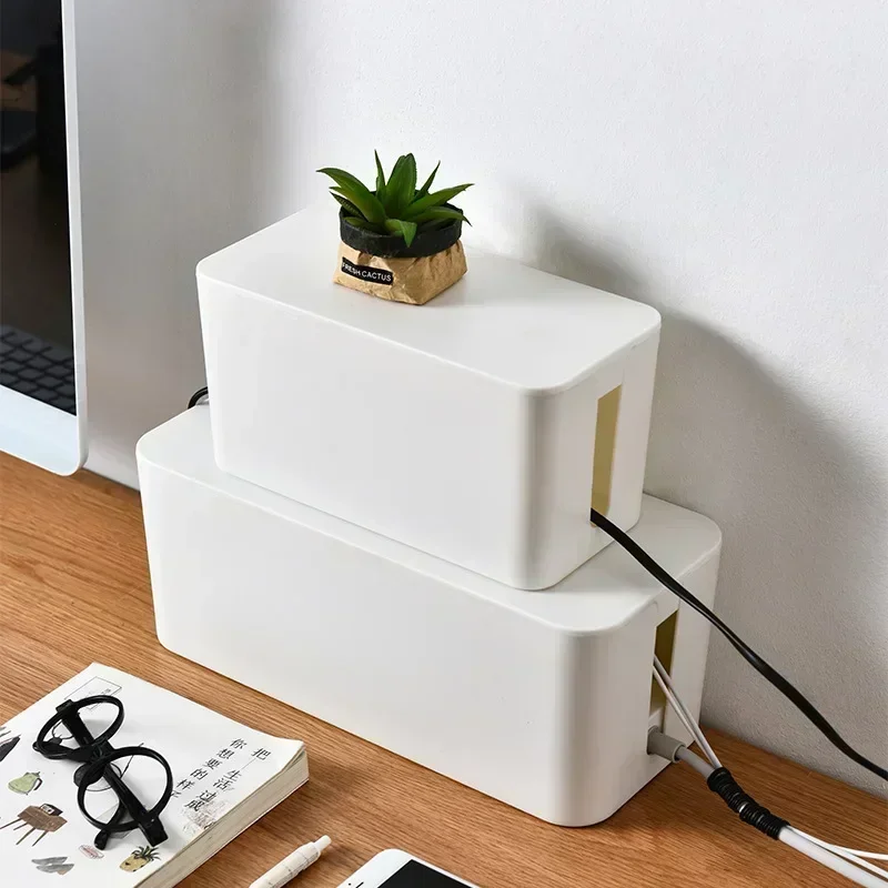 Cable Storage Box and Wire Management Organizer
