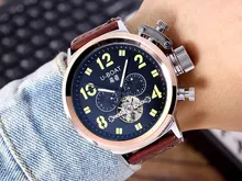 

Authentic Luxury U-Boat Business Limited Edition Large Dial Men's Mechanical Watch High-End All-Match Sports Women Couple Watch