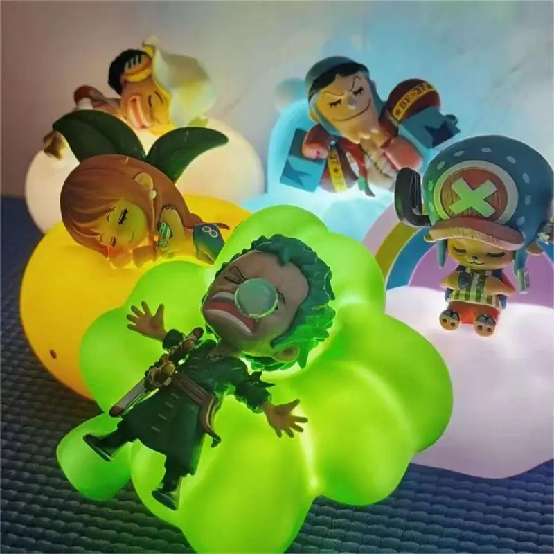 Hot One Piece Anime Blind Box Series Night Light Toys Luffy Zoro