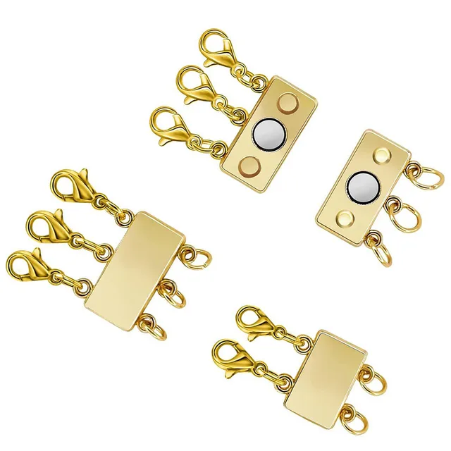 6 Fermagli Magnetici Per Collane A Strati | Chiusura Doppio E Triplo Strato | Separatore Collane Gioielli - Foto 13