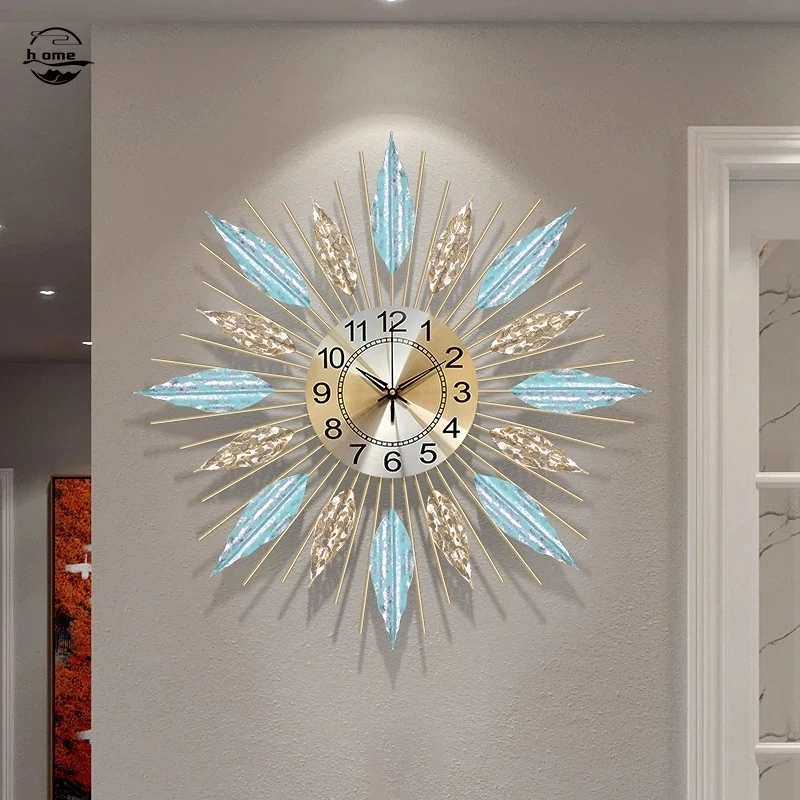 Metal Fashion Creative Shimmer Wall Clock 2 Metal Fashion Creative Shimmer Wall Clock 2