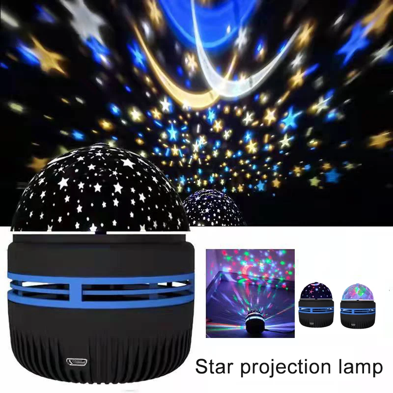 RGB Night Light Projector Lamp for Kids