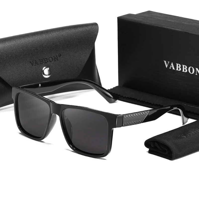 Men's Fashion Sports Car Sunglasses Square Full-frame Driving Polarizer 1058