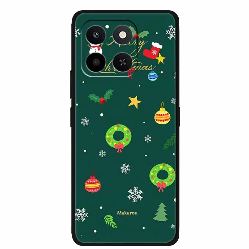 Festive Soft TPU Silicone Christmas Phone Case – Lovely Design