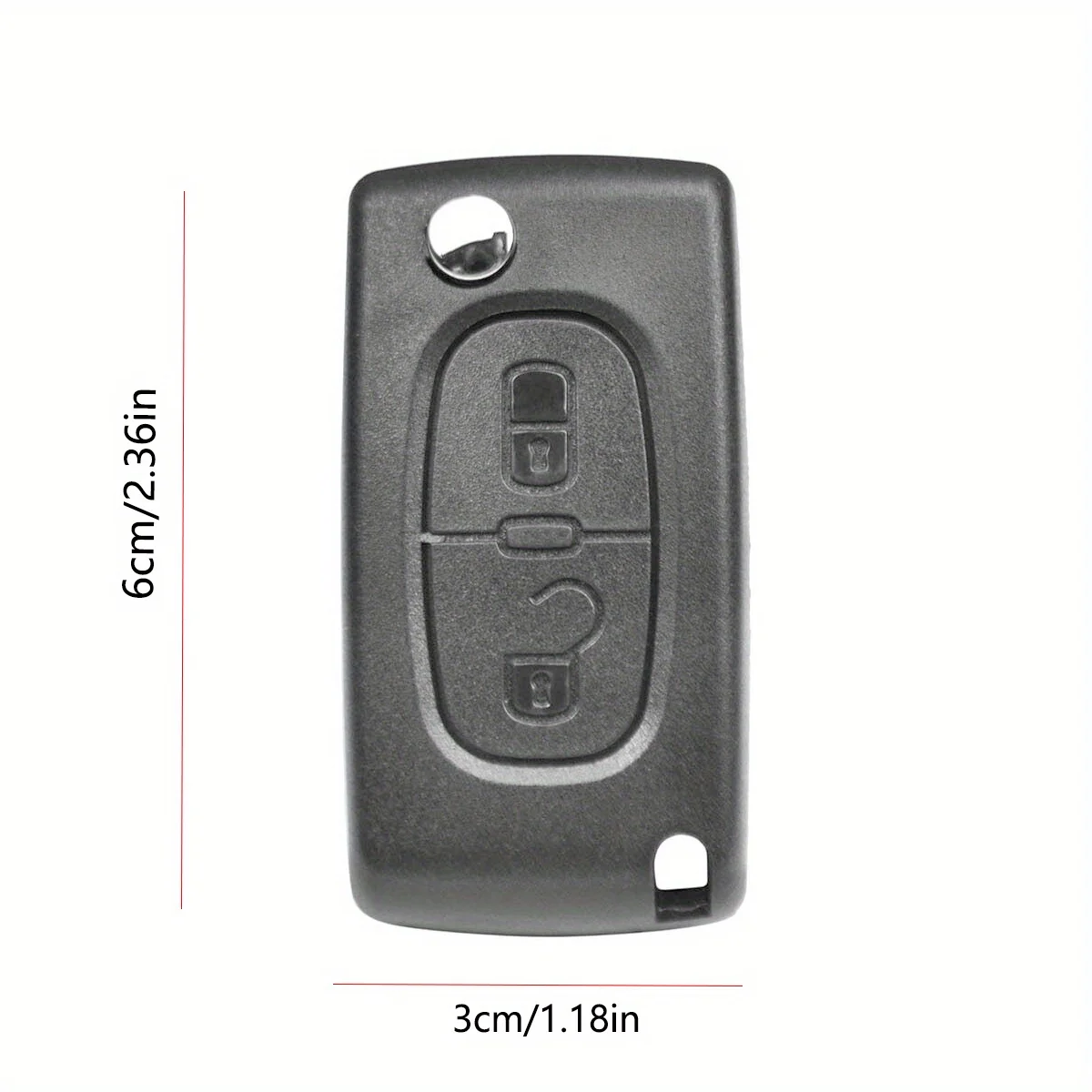 Key Case 2 Button Car Remote Flip Key Shell Case For Peugeot 308 207 307 Citroen C2 C3 C4 C6