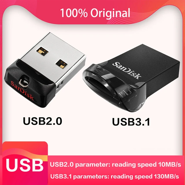 Sandisk Ultra Fit 128GB USB 3.1 - Pendrive