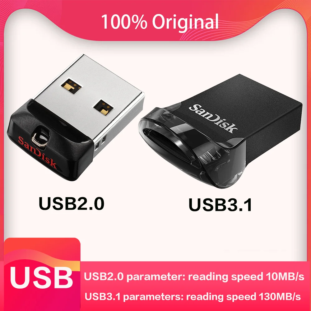 SanDisk-Clé USB 100 3.0 MBumental, 32 Go, 64 Go, 128 Go, 256 Go, CZ410  Ultra Shift, disque U noir, mini clé USB pour ordinateur - AliExpress