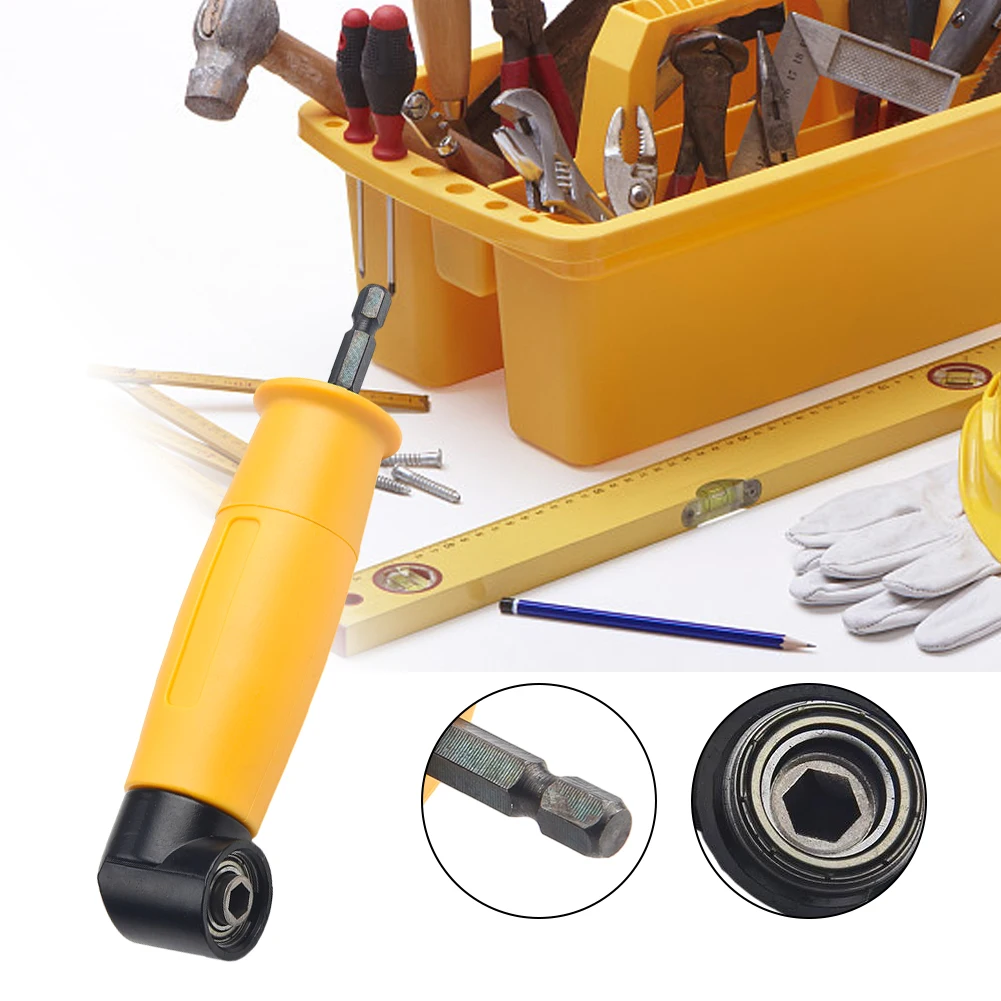 

Bending Machine Extension Drill Electric Drill 6.35mm 90 Degrees Non-slip Right Angle Wear-resistant Attachment Tool