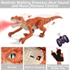 TEMI large RC Dinosaur Toy For Kids. Simulated T-rex With Spray, Light/sounds. Electric Walking. For 3-7-year-olds. 5