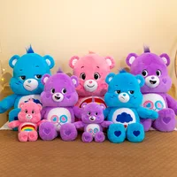 Care Bears Plush Toys Doll Rainbow Cartoon Pillow Sofa Car Ornaments Home Decor Super Soft Soothing Sleeping Doll Birthday Gifts 6