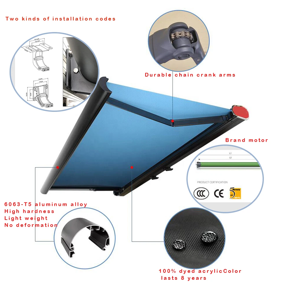 편리함의 정점, 맞춤형 전기 야외 개폐식 천막