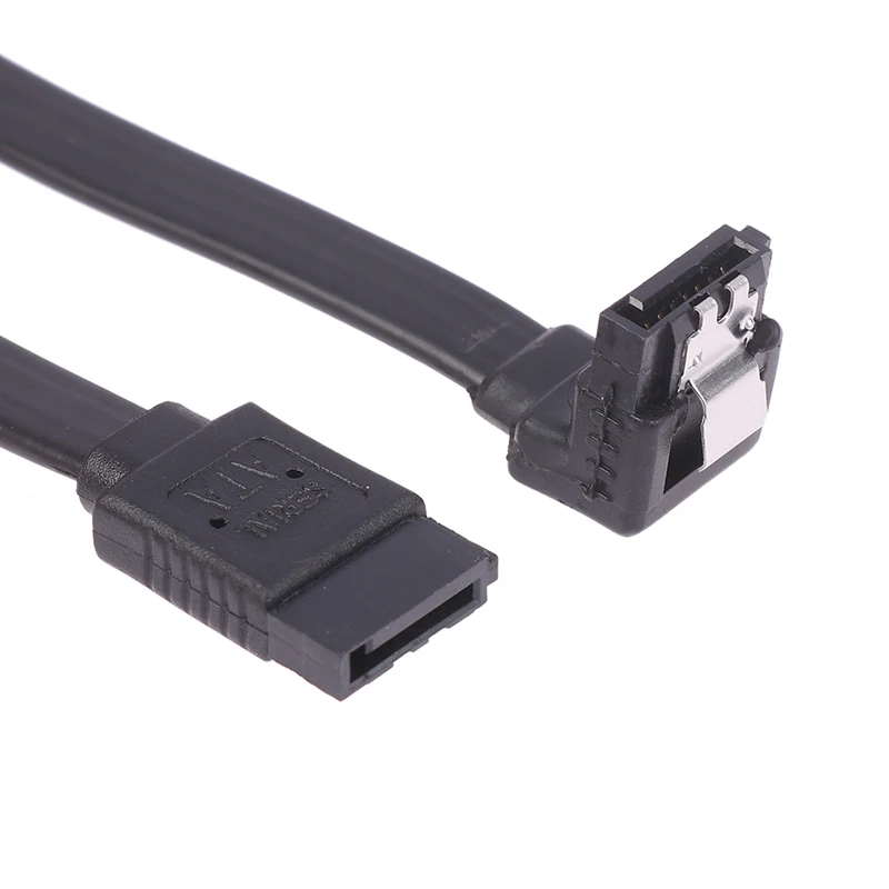 

Кабель SATA III для HDD SDD CD-драйвера 6,0 Гбит/с 40 см 90 градусов прямоугольный прямой кабель с защелкой для SATA