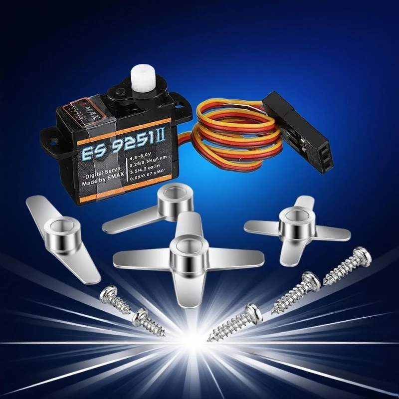High-Performance Digital Micro Servo with Plastic Gearbox and 0.8kg Torque for 3D Aircrafts Wholesale Dropship