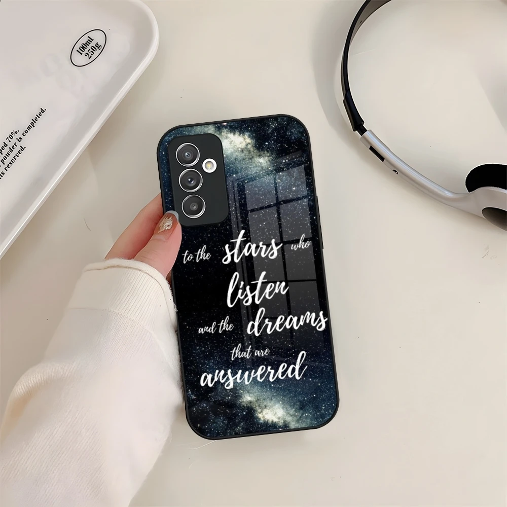 Enchanting Acotar A Court Of Mist And Fury Glass Phone Case