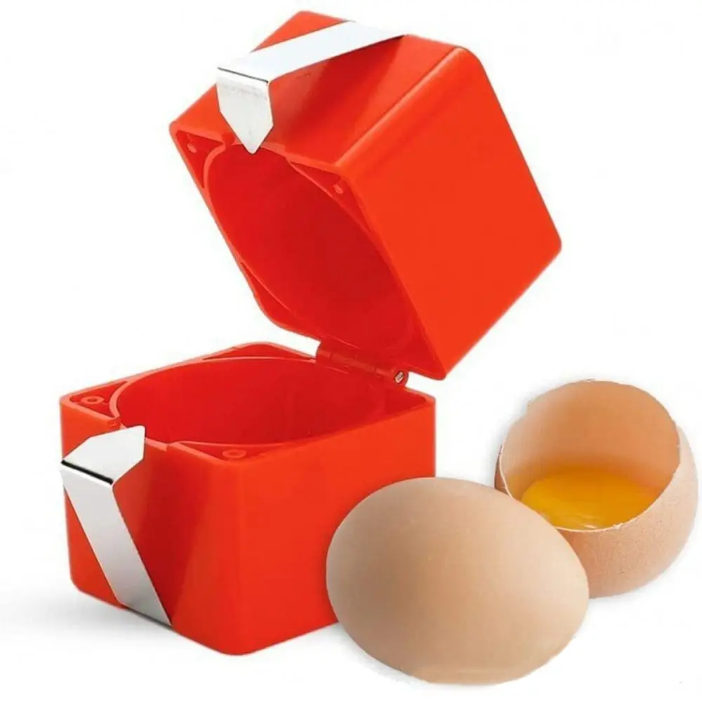 Egg Shell Opener Egg Opener Cute Kitchen Baking Tool Stainless Steel Egg Opener Tool Household Peeler for Cooking Camping