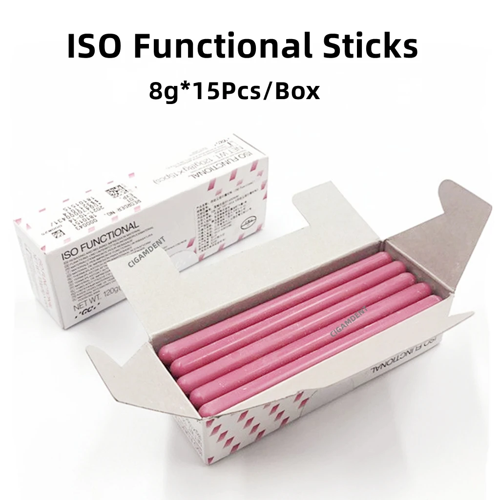 

GC Dental ISO FUNCTIONAL Compound Sticks Rebasing Relining Impression Material Denture Teeth Individual Tray Edge Shaping Wax