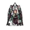 Demon Slayer Tanjiro Kamado Anime Backpack for Student School Bookbag Daypack Preschool Kindergarten Bag Gift 3