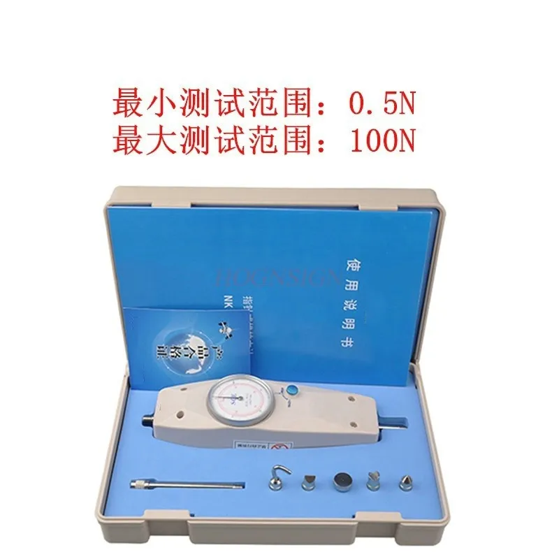 1세트 테스트 기계, 테스터, 디지털 디스플레이 푸시-풀 힘 게이지, 포인터 장력 및 추력 게이지, 스프링 압력 게이지