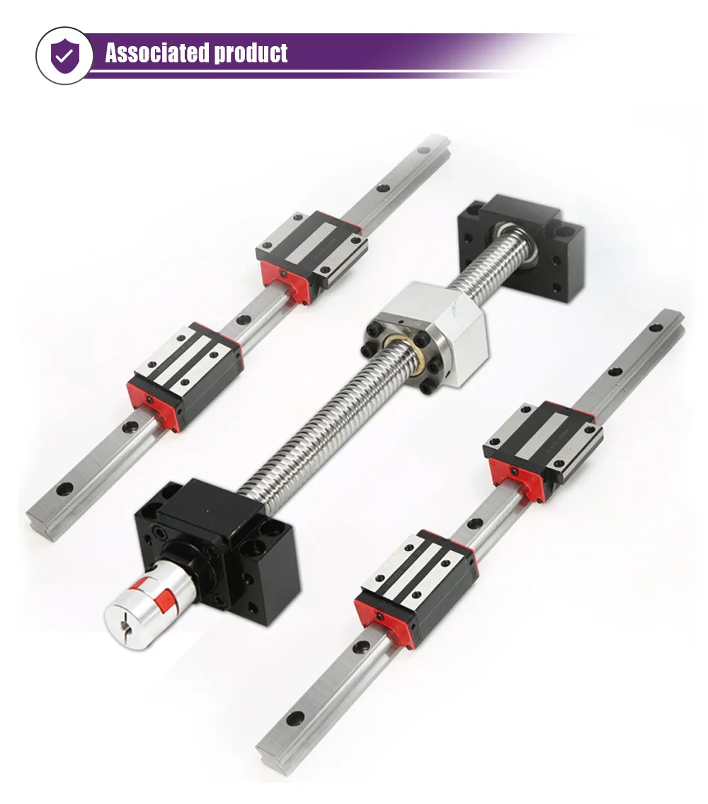 Description Picture 5 of itemMHCN 2PCS 200-500mm HGR15 Linear Rails Guides Linear + 2PCS Organ Dust Cover Guides Organ Guide Compression ratio 10:1 for CNC