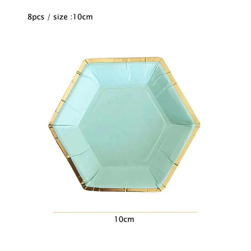 8pcs 10cm Hexagon