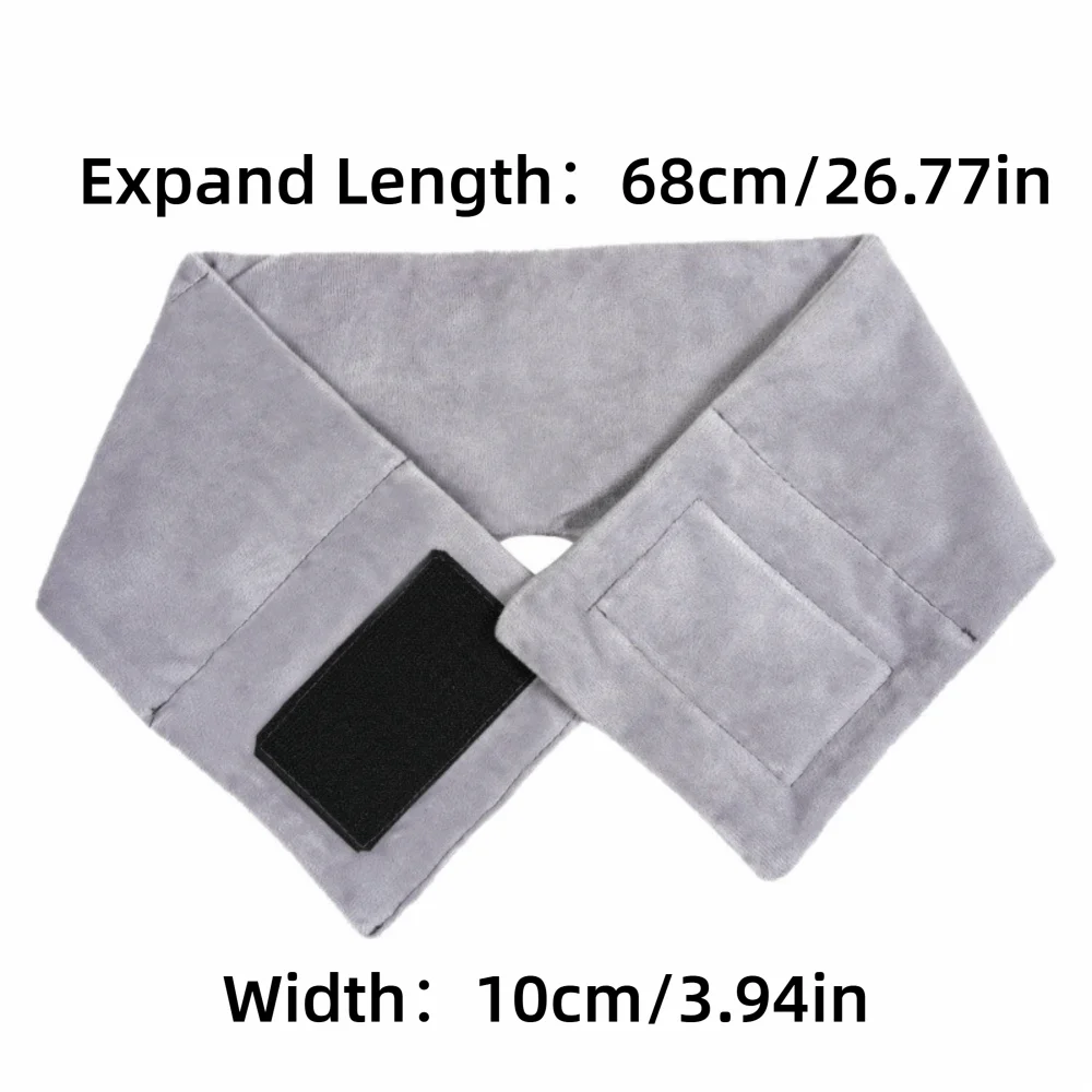 Soft Weighted Eye Mask Cotton Blend Light Blocking Gravity Weighted Head Wrap Gentle Pressure Washable