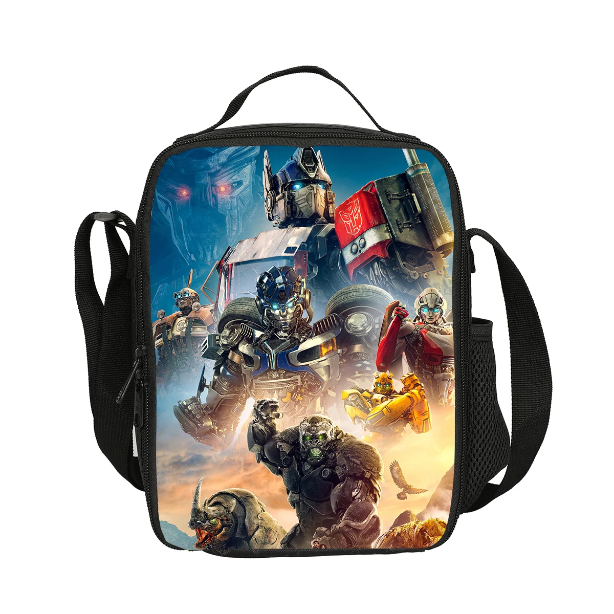Movies T-Transformers With Lunch Bags for Boy Girl, Lunch Bags for School,Prints Child Picnic Bags,Kid Cooler Bag for School 6