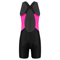 Open Back Print Baby Girl Swimsuit UV UPF50+ One Piece Kids Girls Swimwear for 6-16 Years Children Swimming Suit Beachwear 2