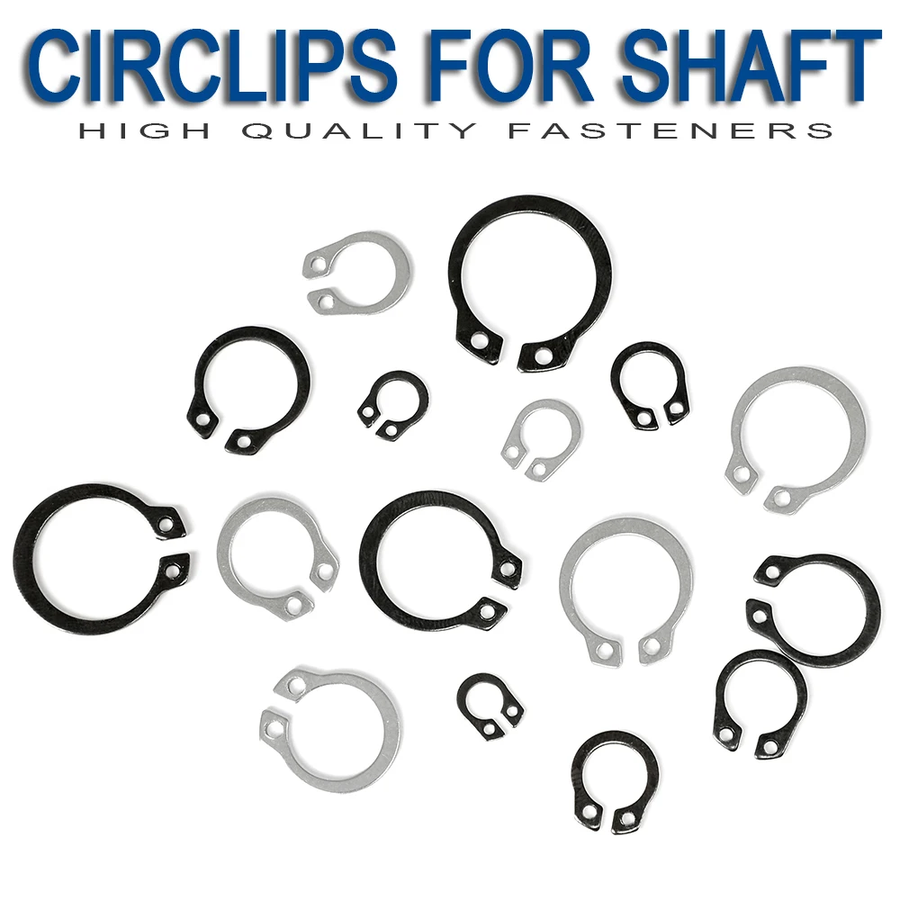 NINDEJIN GB894 C Type External Circlip Retaining Rings Stainless Steel - Image 2