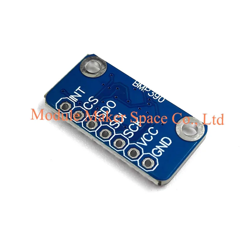 Module boussole haute précision intégrant le capteur BMP390/BMP390L, avec connecteurs en or et PCB détaillé.
