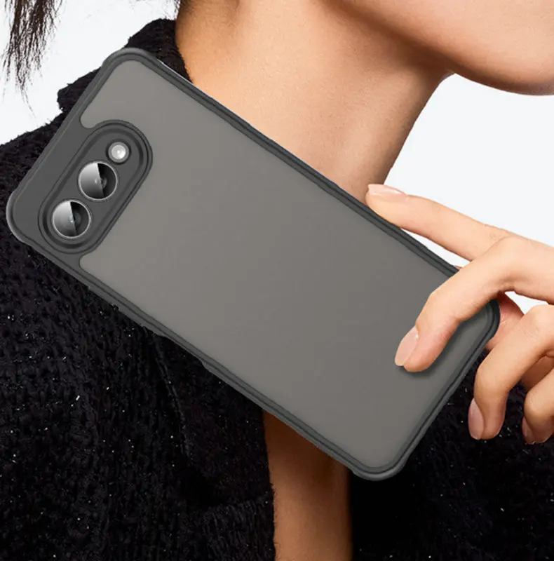 T-Mobile Phone Anti-Shock Hybrid Hard Back Cover with Frosted TPU Soft Edge Case