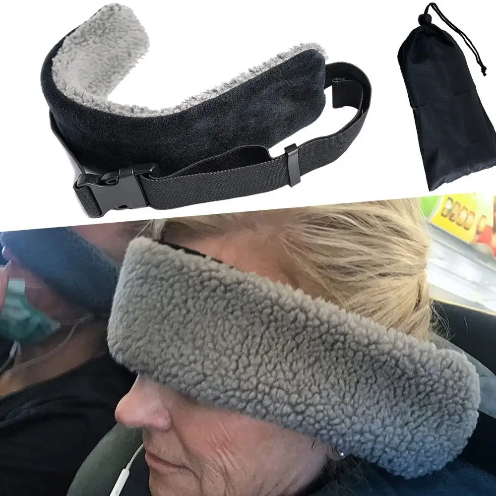 Adjustable Head Support Strap Comfortable Airplanes & Cars Neck Support Band Compact Travel Pillow Alternative For Head Bobbing car neck pillow
