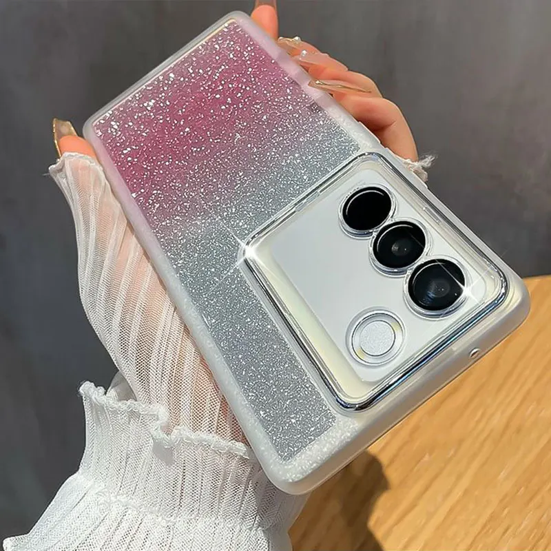 Shiny V27 PRO For VIVO V27E V29 Y15S Y20 Y22S Y02 Y21 Y21S Y33S Y16 Y35 Y78 Case Soft Silicone Cover_voghion.com