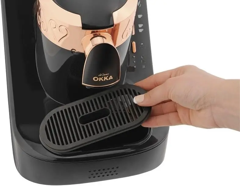 Automatic Turkish/Greek Coffee Machine, USA 120V UL, Black/Copper (Gold) 6