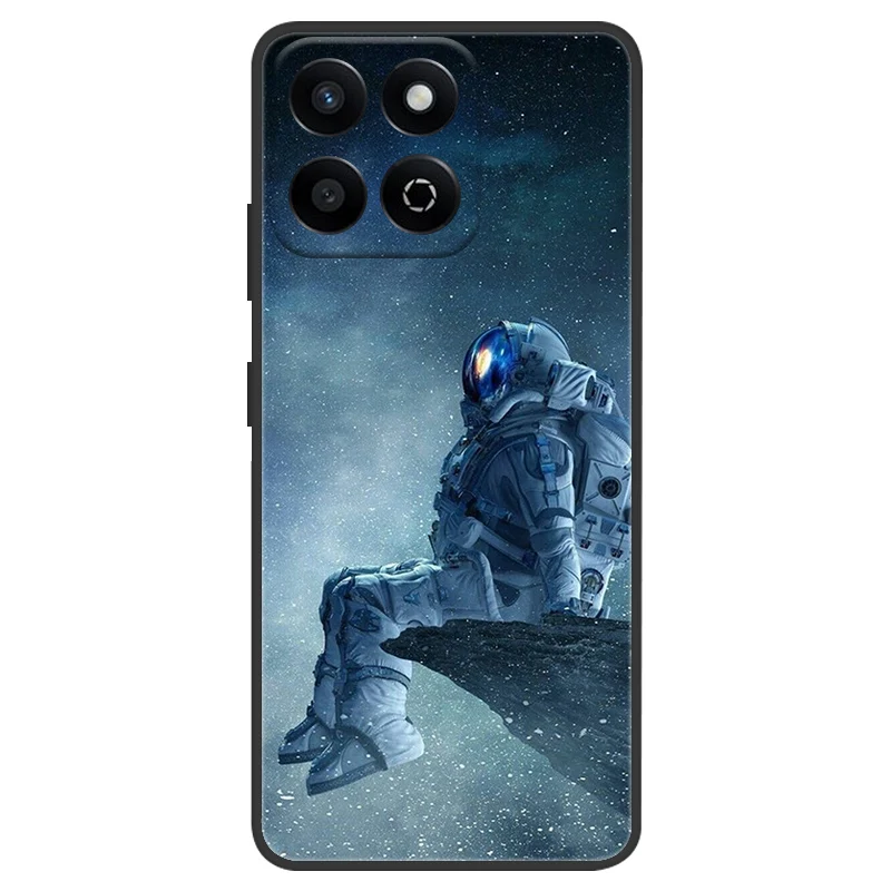 Luxury Silicone Soft Bumper Phone Case - Space Design