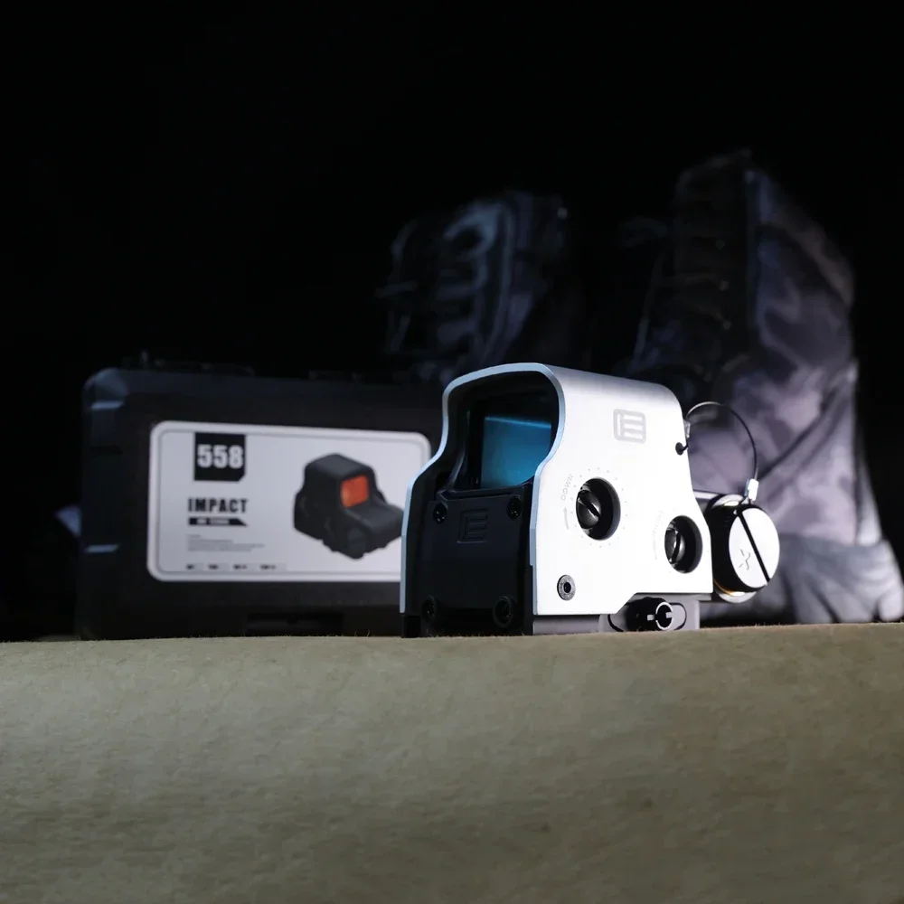558 red dot holographic optical sight Rifle sight improved silver marking real hunting weapons