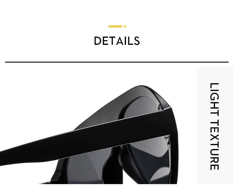Trend Oversized Frame Pilot Luxury Designer Women's Sunglasses Retro Design Men Sunglass Punk Outdoor Travel Drive Shades UV400