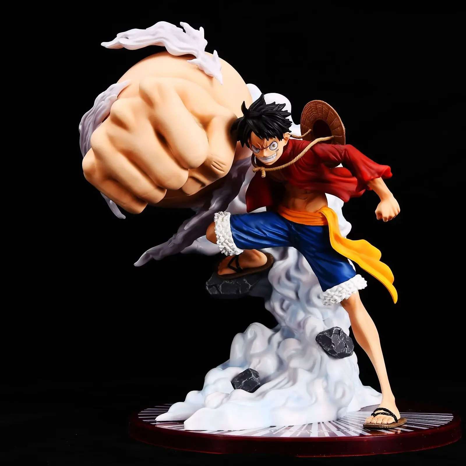

25cm One Piece Figure GK Luffy Bound Man Gear 3 Battle Form Action Figure Monkey D Luffy Popmax Resonance Figurine Model Toys