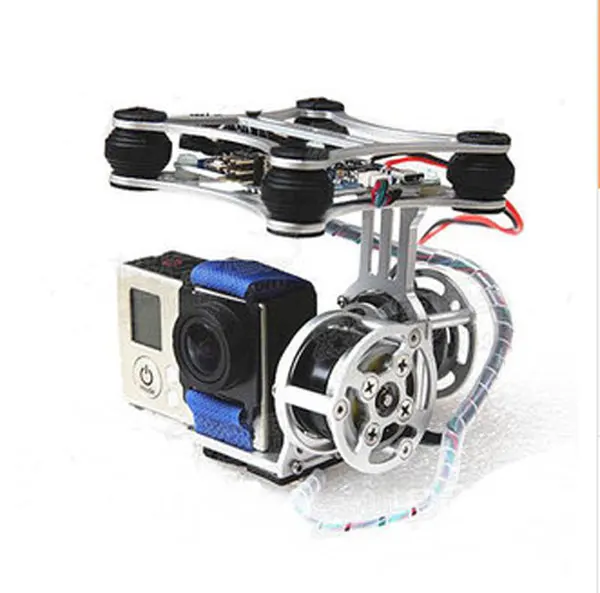 2-Aixs Brushless Camera Gimbal Frame Suit Per Gopro Sjcam Xiaomi Yi Action Camera Eken F450 F550 S500 Fpv Drone Quadrocopter