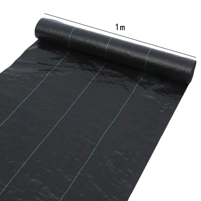 100 Cm-Es Mezőgazdasági Fűellenes Ruhák Anti-Orientált Gyomi Gát Szőnyeg Műanyag Talajtakaró Vastagabb Gyümölcsös Kert Gyomirtószövet - Image 5