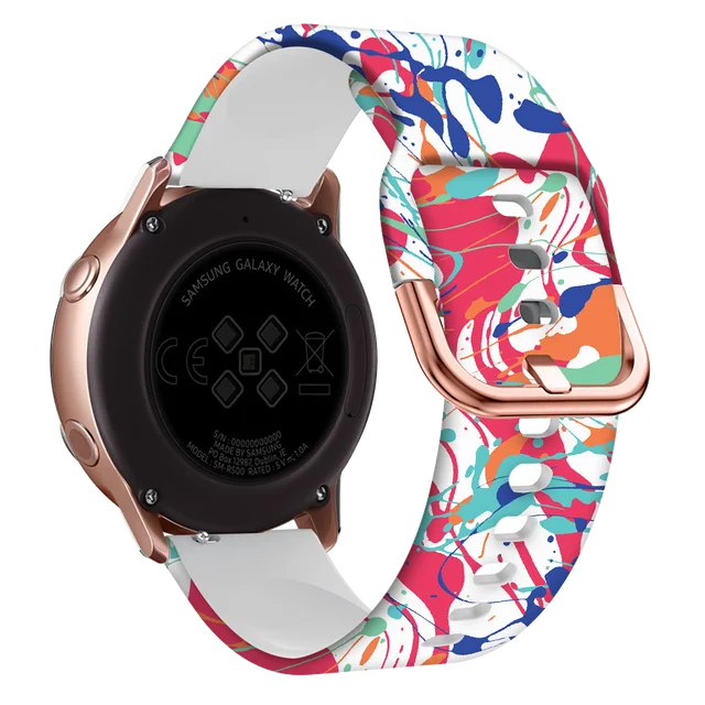 Premium Printing Silicone Watchbands - 20mm Bracelet Straps