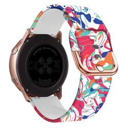 Premium Printing Silicone Watchbands - 20mm Bracelet Straps - Universal 20mm width (V)