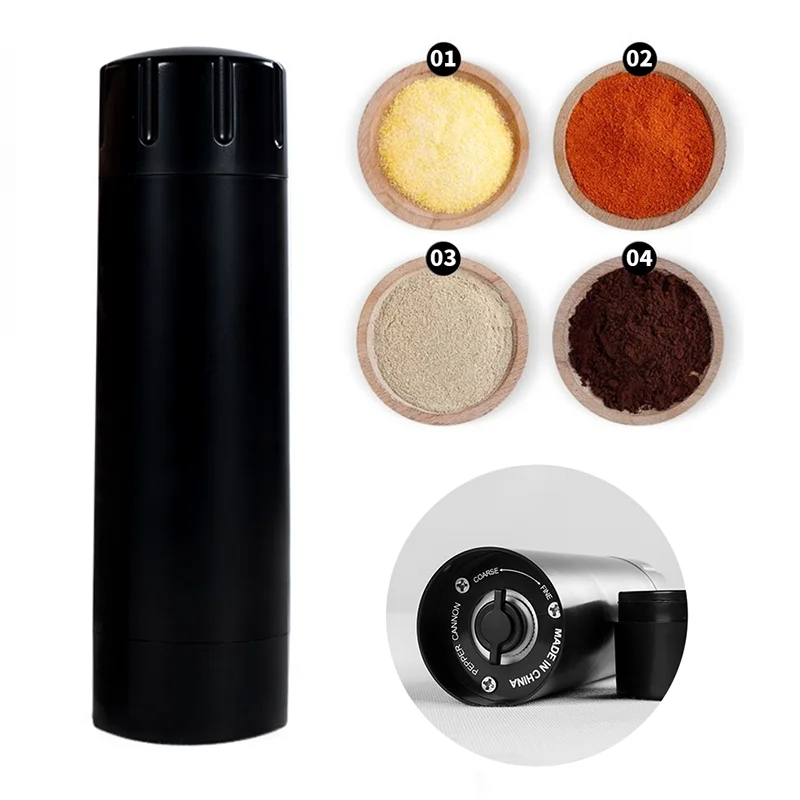 Automatic Salt & Pepper Grinder Electric Spice Mill Grinder: Adjustable  Coarseness for Kitchen Tools Grinding & BBQ