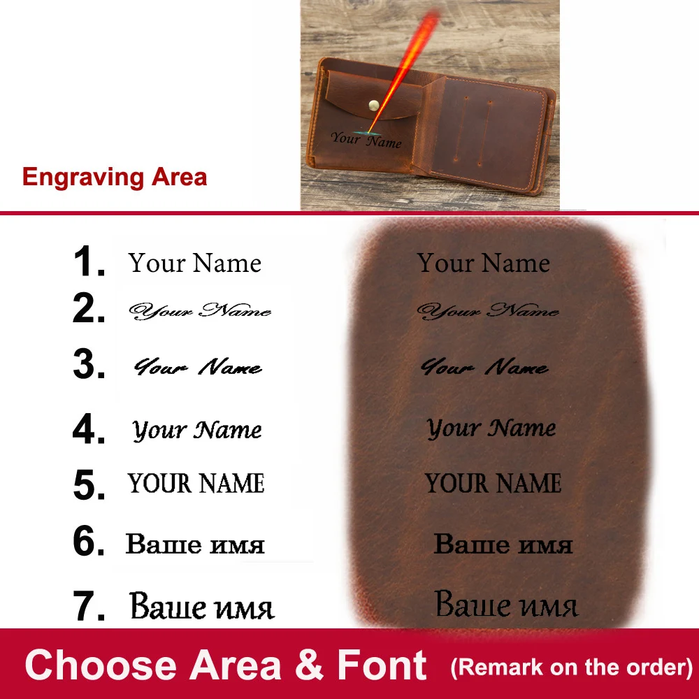 Beste Herren brieftasche aus echtem Leder mit minimalisti scher Bi-Fold-Brieftasche aus reinem Leder für Herren – Detail 1